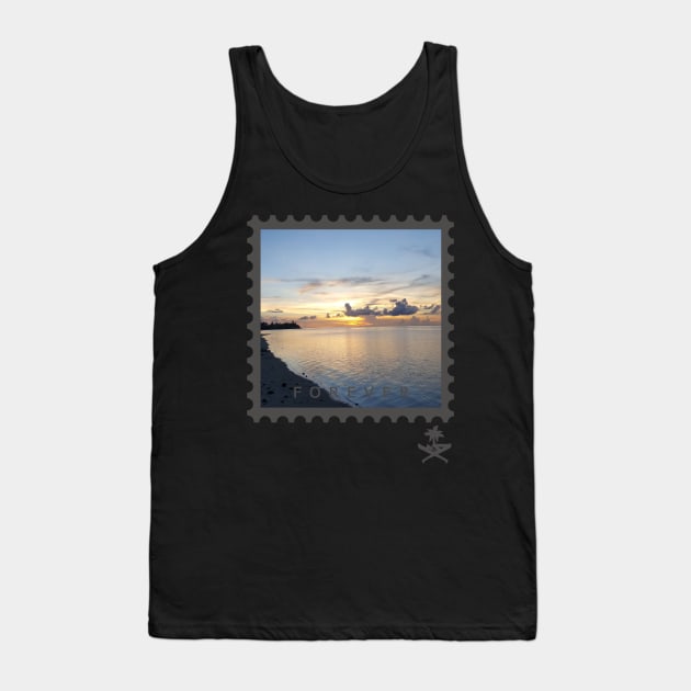 Guam Forever Stamp Tank Top by RUN 671 GUAM